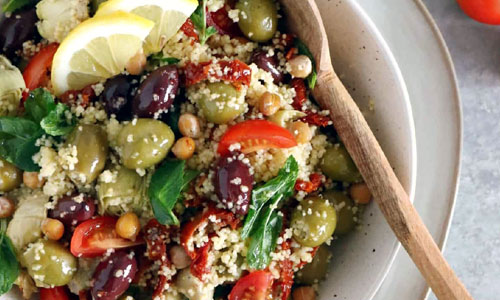 Mediterranean Couscous Plate